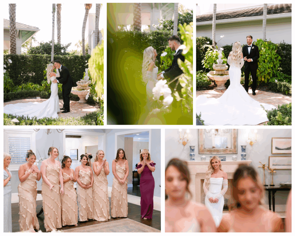 first looks wedding 