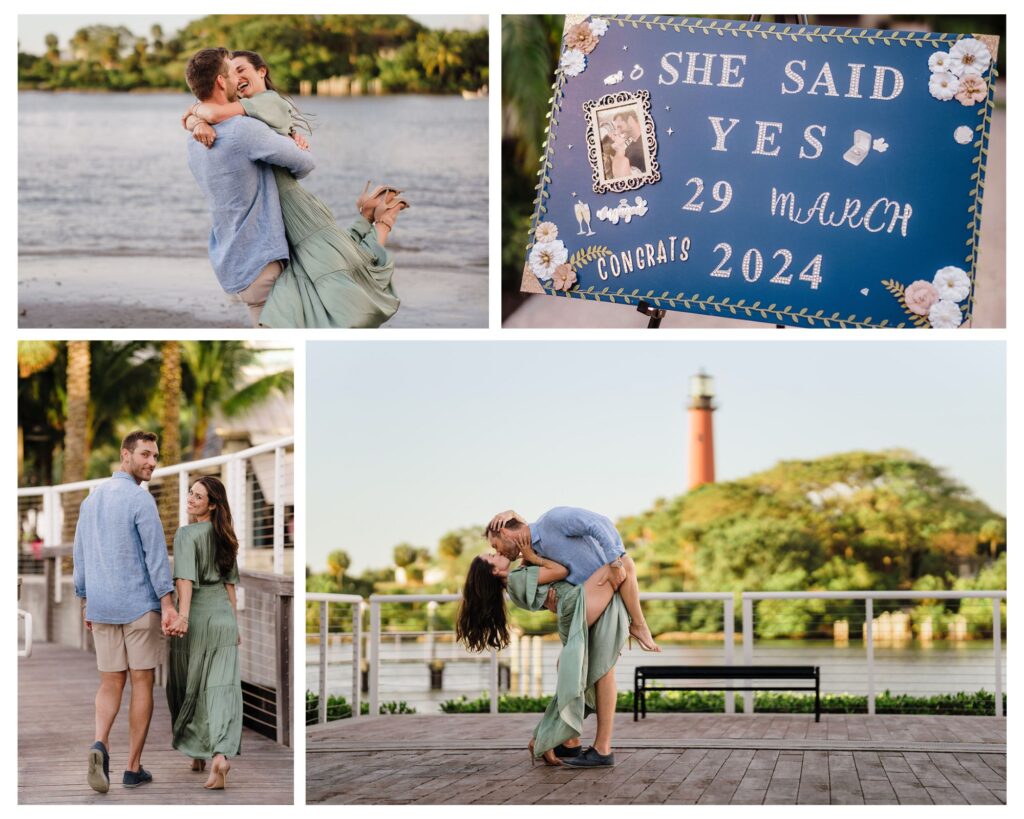 jupiter beach proposal boat proposal florida proposal